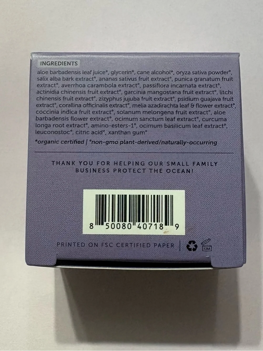 Earth Harbor Glow Juice 10-Acid Refining Peel - Blue